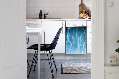 Painel magnético para máquina de lavar louça Raios azuis