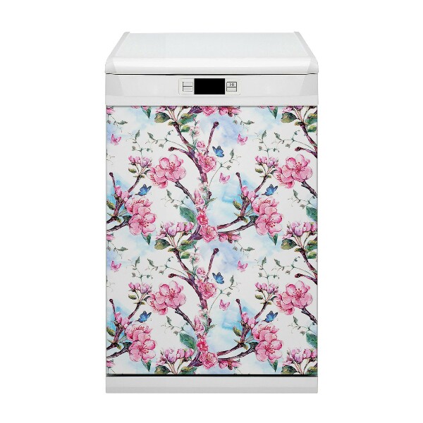 Painel magnético para máquina de lavar louça Árvore de damasco