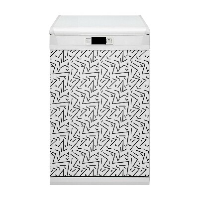 Painel magnético para máquina de lavar louça Estilo Memphis