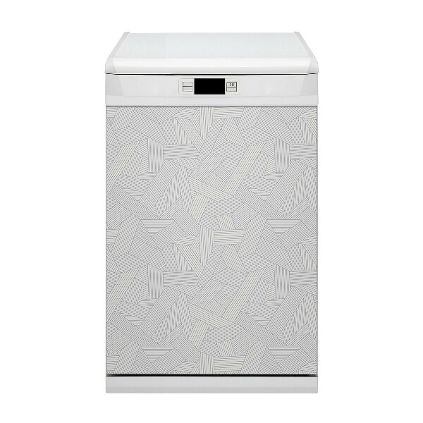 Painel magnético para máquina de lavar louça Padrão de ornamento