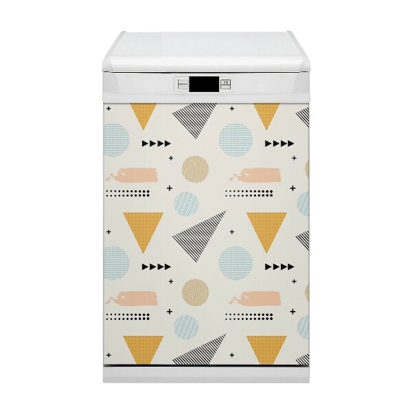 Capa magnética para máquina de lavar louça Forma colorida