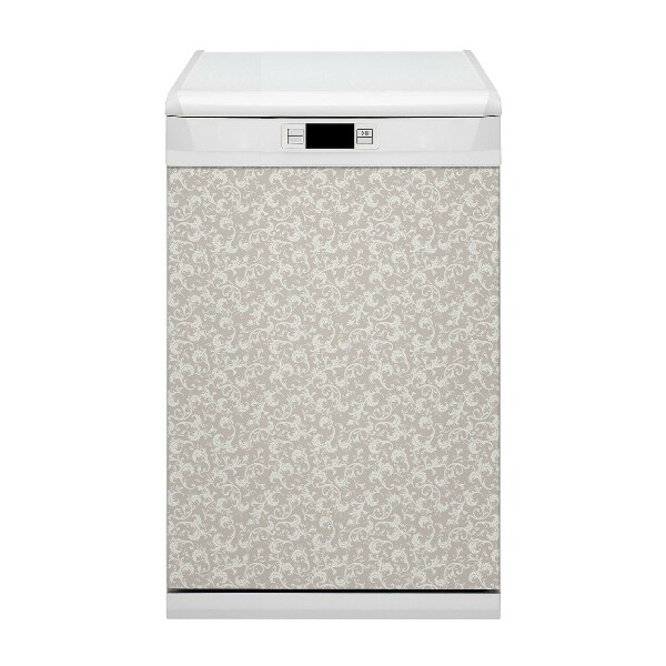 Capa magnética para máquina de lavar louça Padrão semelhante a papel de parede