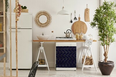 Capa magnética para máquina de lavar louça Padrão triangular