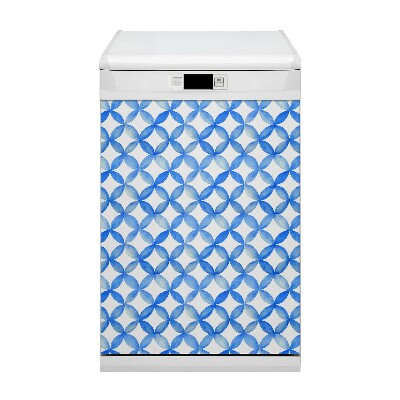 Painel magnético para máquina de lavar louça Rodas azuis