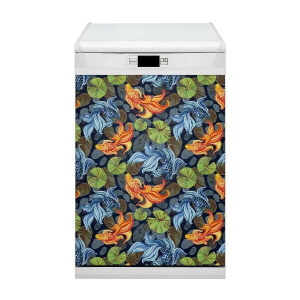 Capa magnética para máquina de lavar louça Peixinho dourado