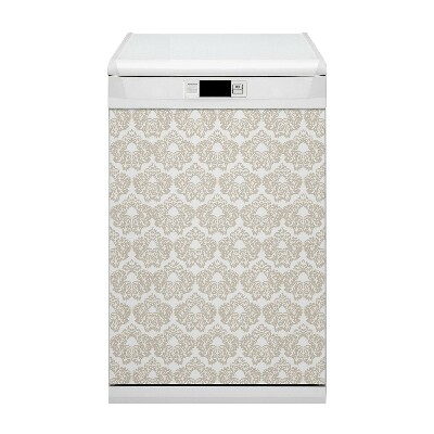 Painel magnético para máquina de lavar louça Padrão floral