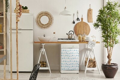 Capa magnética para máquina de lavar louça Andorinhas