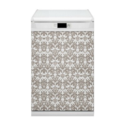 Painel magnético para máquina de lavar louça Padrão barroco