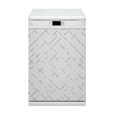 Capa magnética para máquina de lavar louça Linhas e quadrados