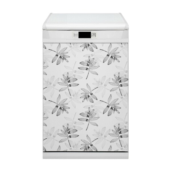 Capa magnética para máquina de lavar louça Folhas