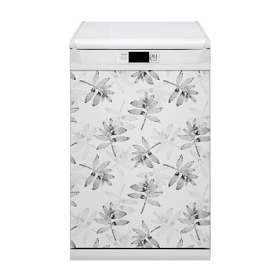 Capa magnética para máquina de lavar louça Folhas