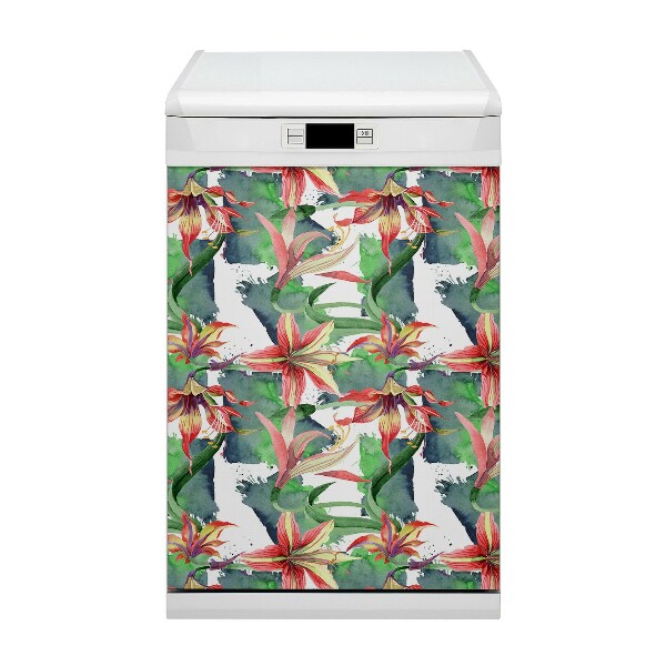 Painel magnético para máquina de lavar louça Flor de Warthogweed