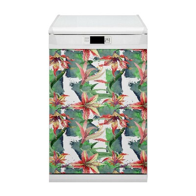 Painel magnético para máquina de lavar louça Flor de Warthogweed