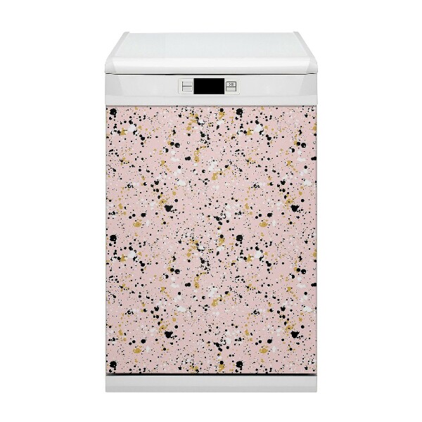 Capa magnética para máquina de lavar louça Manchas de tinta