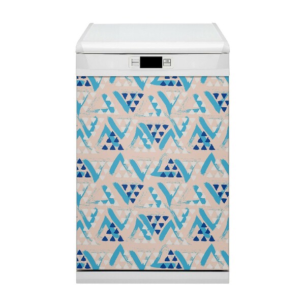 Capa magnética para máquina de lavar louça Padrão triangular