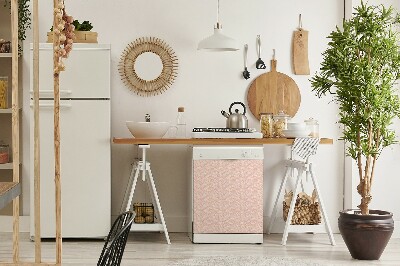 Painel magnético para máquina de lavar louça Folhas de outono