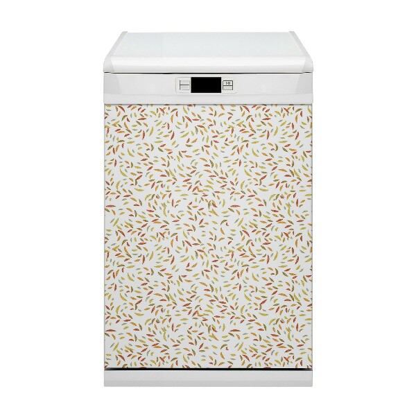 Capa magnética para máquina de lavar louça Outono vintage