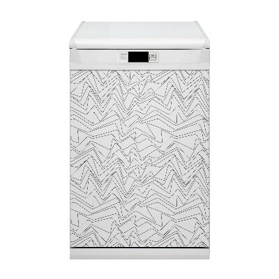 Painel magnético para máquina de lavar louça Linhas irregulares