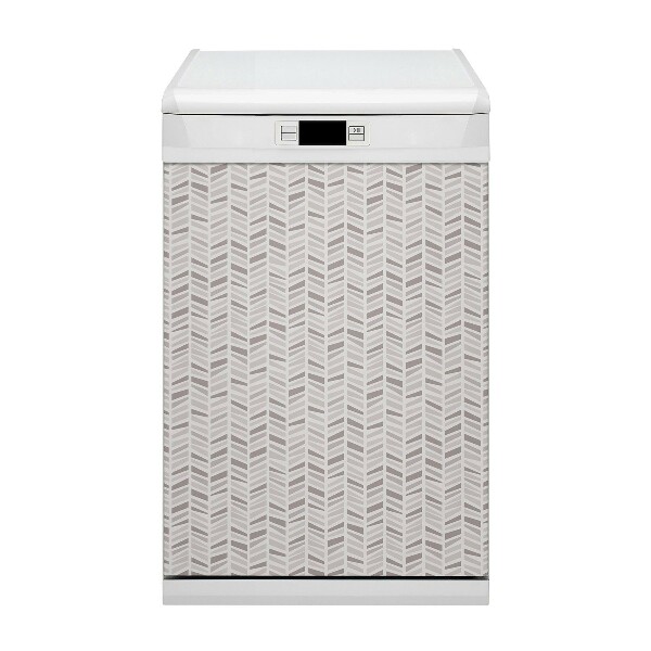 Painel magnético para máquina de lavar louça Geometria espinha de peixe