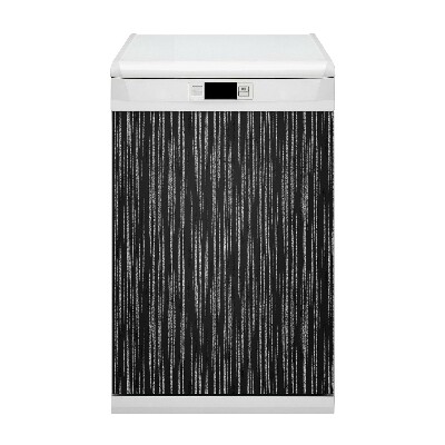 Painel magnético para máquina de lavar louça Projeto Preto