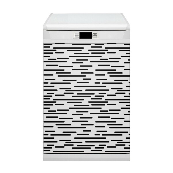 Capa magnética para máquina de lavar louça Linhas tracejadas