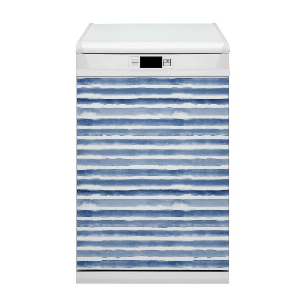 Painel magnético para máquina de lavar louça Listras de aquarela