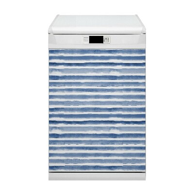 Painel magnético para máquina de lavar louça Listras de aquarela