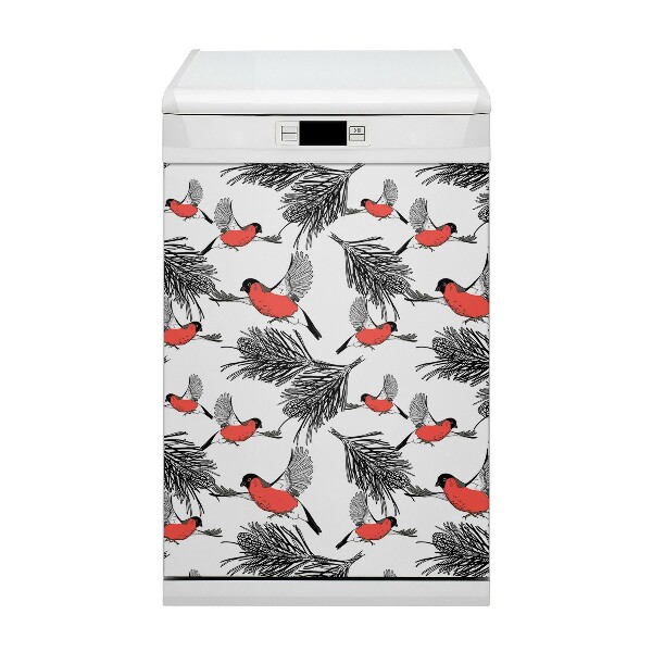 Painel magnético para máquina de lavar louça Dom-fafe e árvores