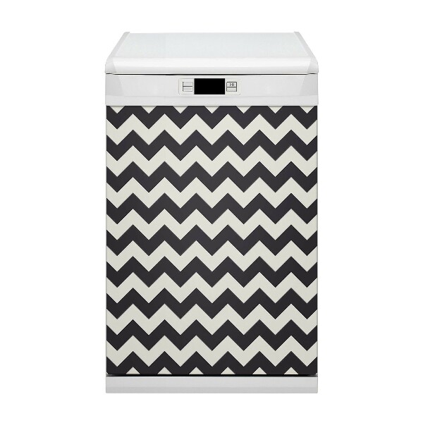 Painel magnético para máquina de lavar louça Ziguezagues