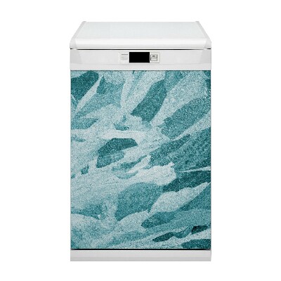 Painel magnético para máquina de lavar louça Abstração Azul