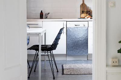 Capa magnética para máquina de lavar louça Abstração de Prata