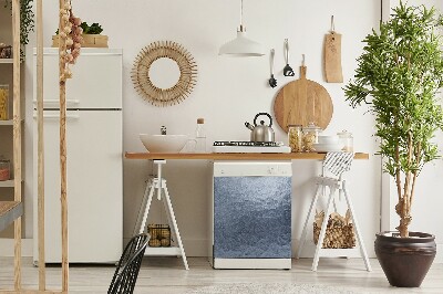 Capa magnética para máquina de lavar louça Abstração de Prata