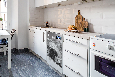 Painel magnético para máquina de lavar louça Paisagem montanhosa