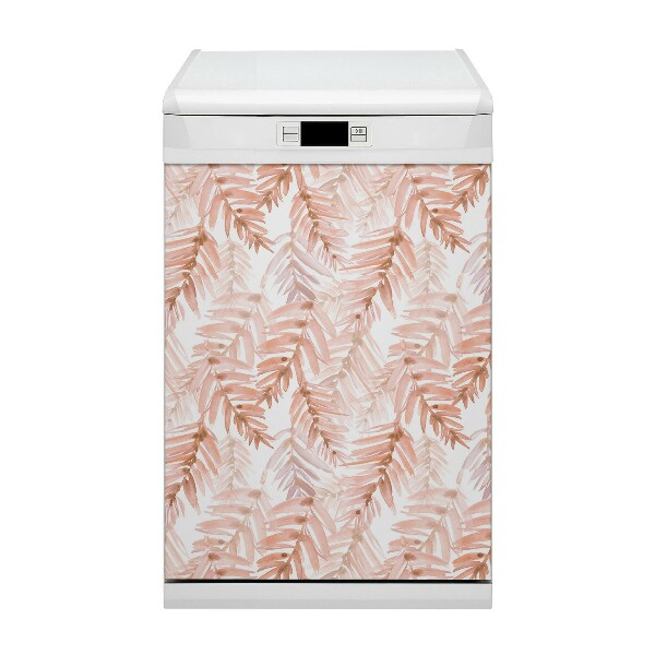 Painel magnético para máquina de lavar louça Folhas de laranja