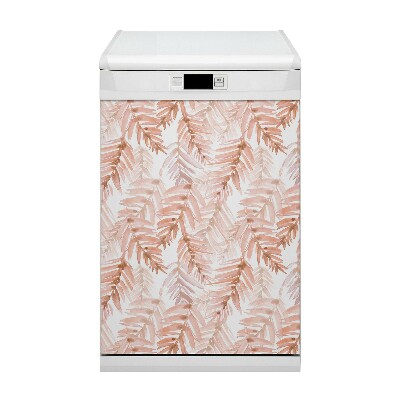 Painel magnético para máquina de lavar louça Folhas de laranja