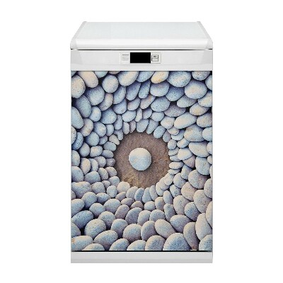 Painel magnético para máquina de lavar louça Círculo de pedras