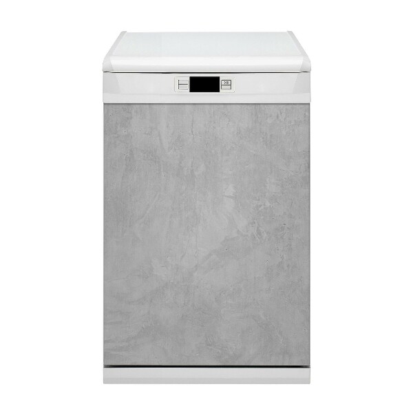 Painel magnético para máquina de lavar louça Tema Concreto