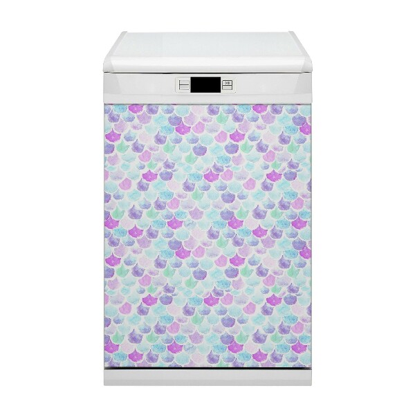 Painel magnético para máquina de lavar louça Gotas coloridas