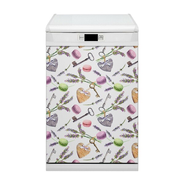 Painel magnético para máquina de lavar louça Chaves retrô antigas