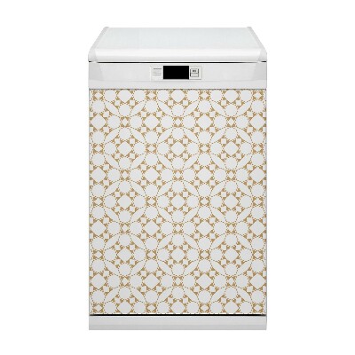 Painel magnético para máquina de lavar louça Padrão geométrico