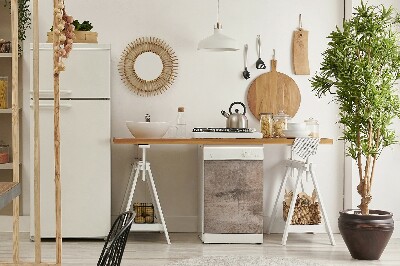 Painel magnético para máquina de lavar louça Textura de concreto