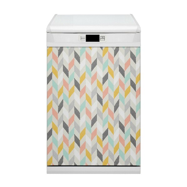 Capa magnética para máquina de lavar louça Pastel espinha de peixe