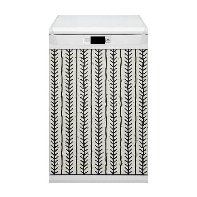 Painel magnético para máquina de lavar louça Padrão espinha de peixe