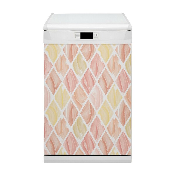 Painel magnético para máquina de lavar louça Forma de rubi