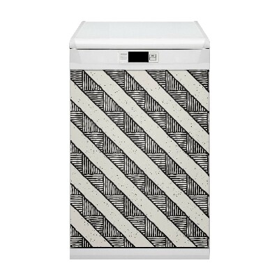 Capa magnética para máquina de lavar louça Padrão étnico