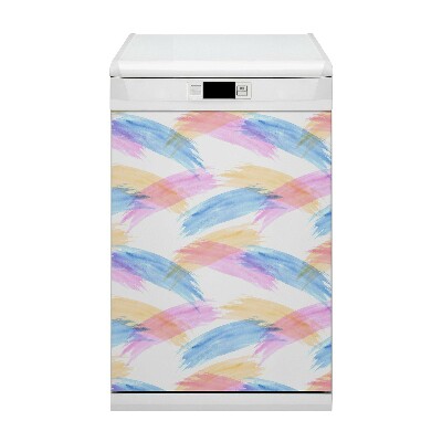 Capa magnética para máquina de lavar louça Pinceladas