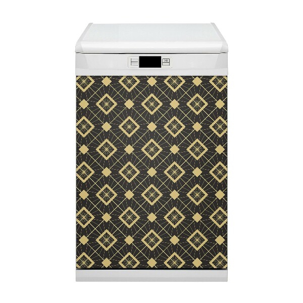 Painel magnético para máquina de lavar louça Padrão retrô