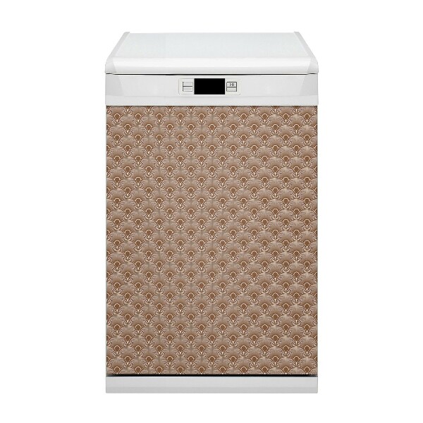 Painel magnético para máquina de lavar louça Estilo Art Déco