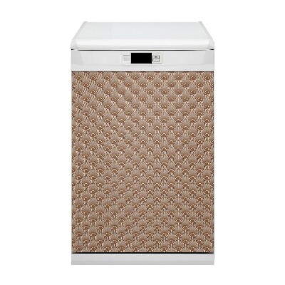 Painel magnético para máquina de lavar louça Estilo Art Déco