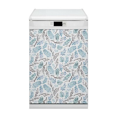 Painel magnético para máquina de lavar louça Folhas e galhos